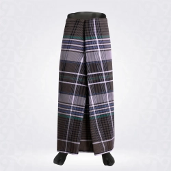 999-NC-Walnut Brown Black Blue Green White Checked Cotton lungi-Sarong- 200A